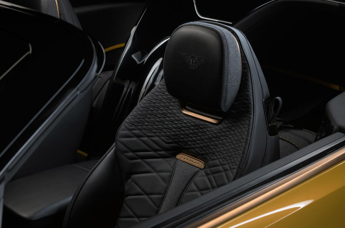 Bentley Bacalar 2020 - interior Bentley Bacalar 2020 - interior