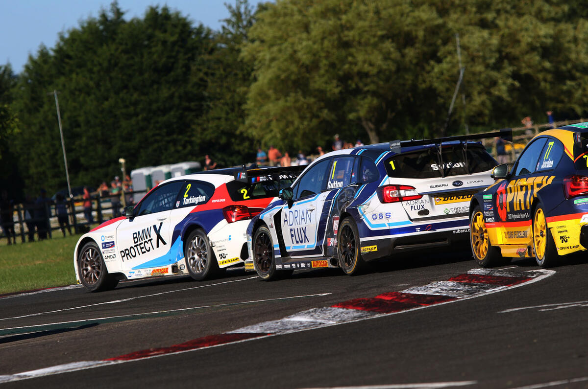 Subaru Levorg racer Ashley Sutton secures two wins at Croft