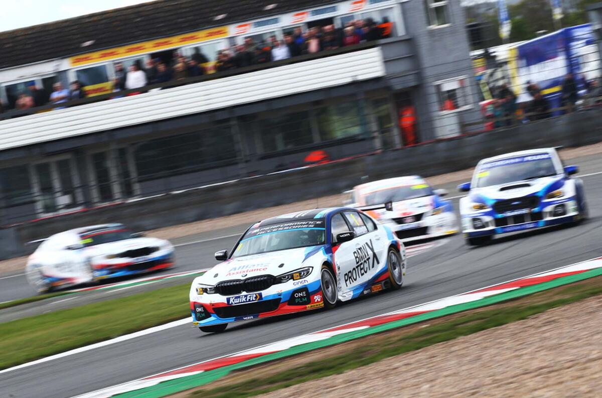 Colin Turkington leads the BTCC field in his BMW 3 Series