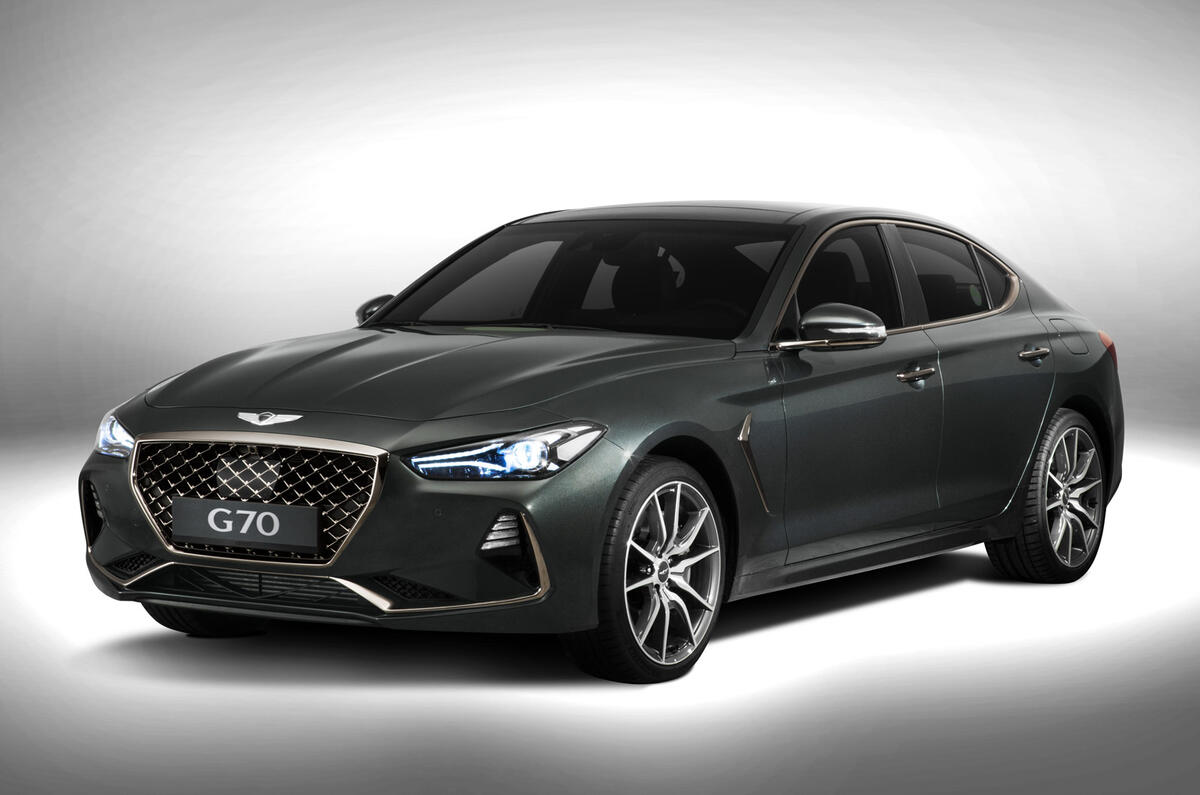 Genesis G70 rear-wheel-drive saloon guns for luxury German brands