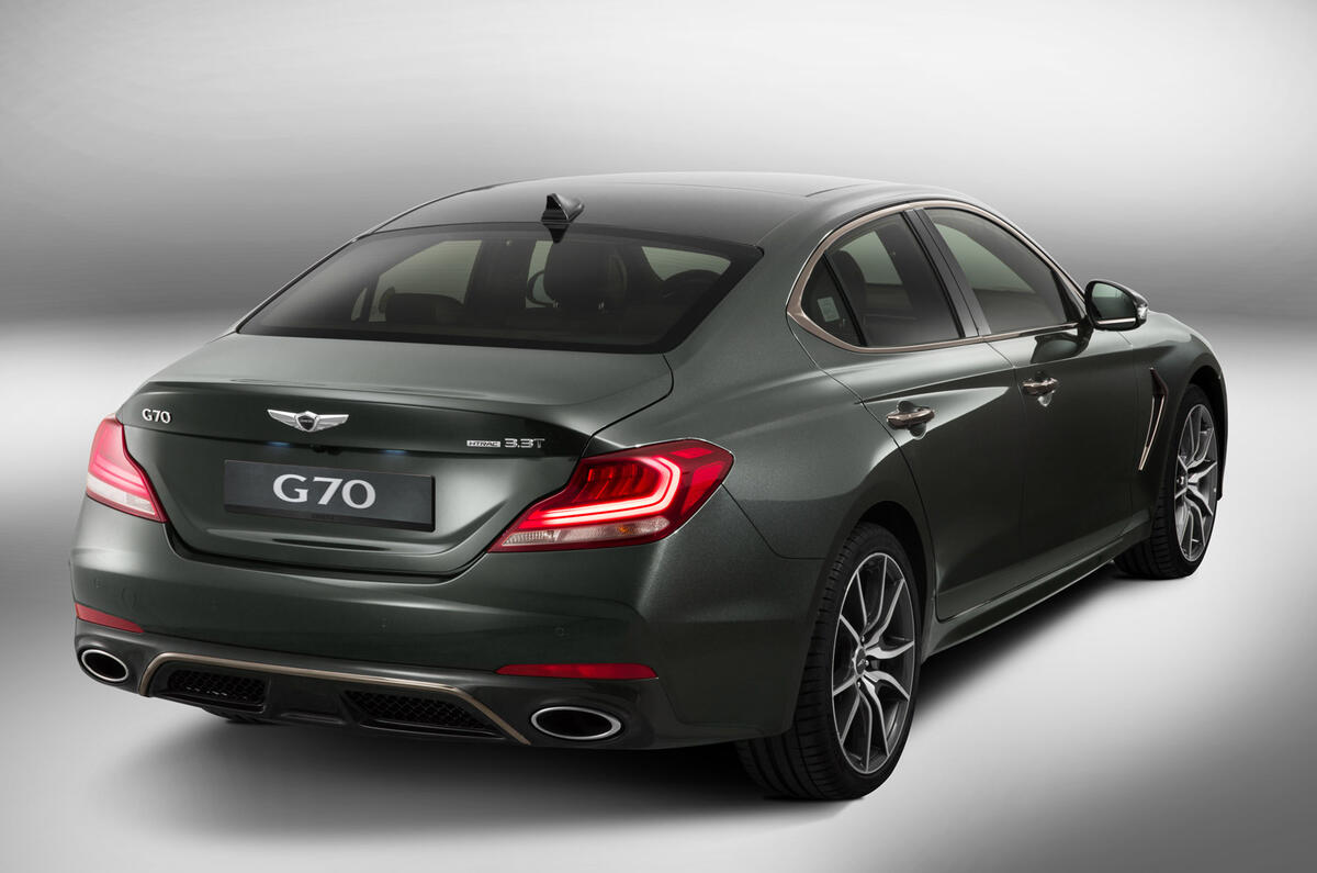 Genesis G70 rear-wheel-drive saloon guns for luxury German brands