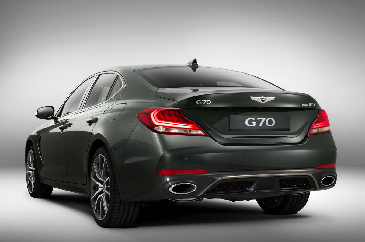 Genesis G70 rear-wheel-drive saloon guns for luxury German brands