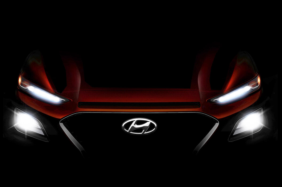Hyundai Kona previewed ahead of summer reveal