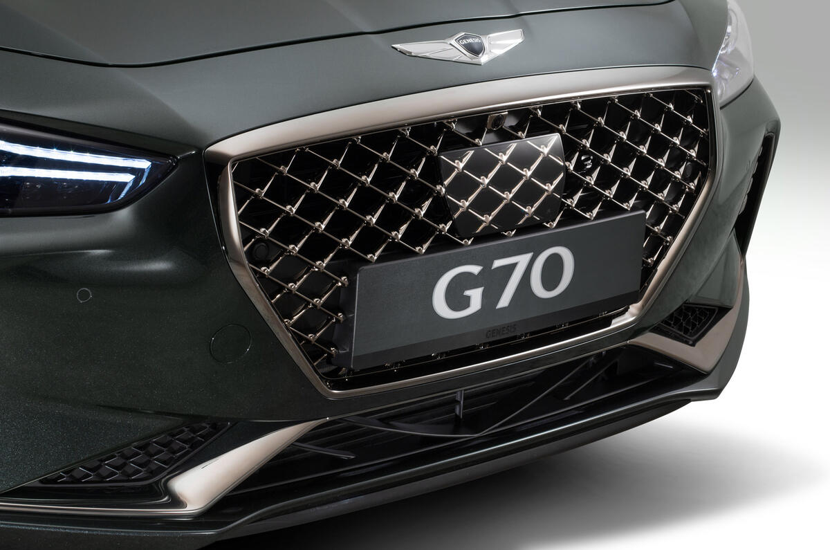 Genesis G70 rear-wheel-drive saloon guns for luxury German brands