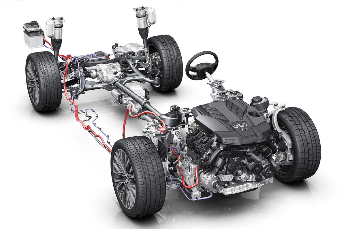 Audi A8 2017 powertrain