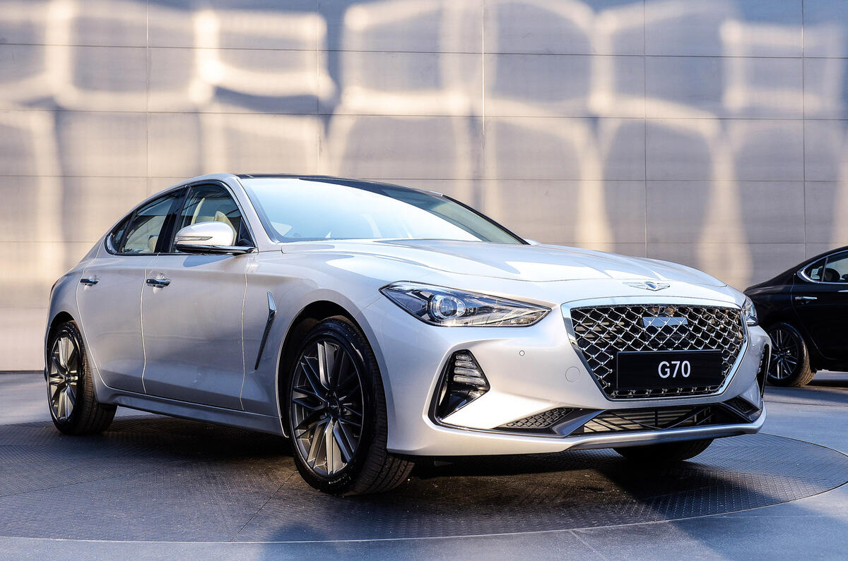 Genesis G70 rear-wheel-drive saloon guns for luxury German brands