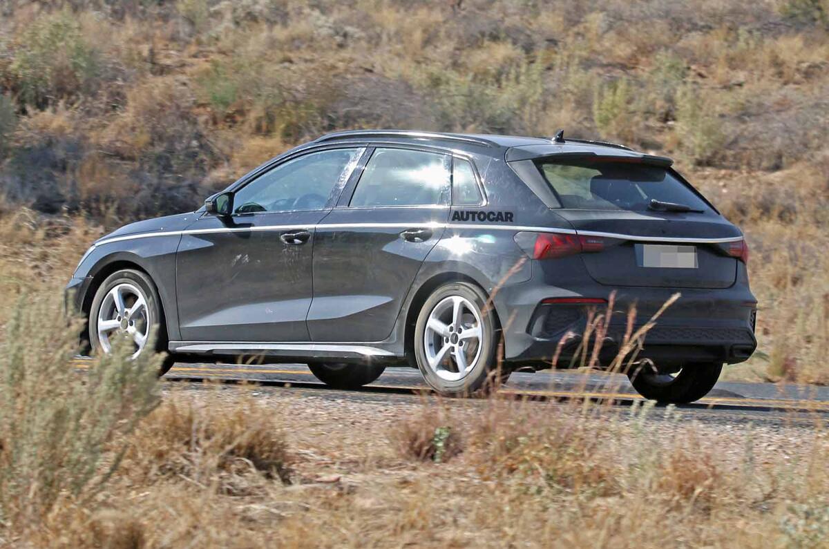 Audi A3 2020 spyshots undisguised