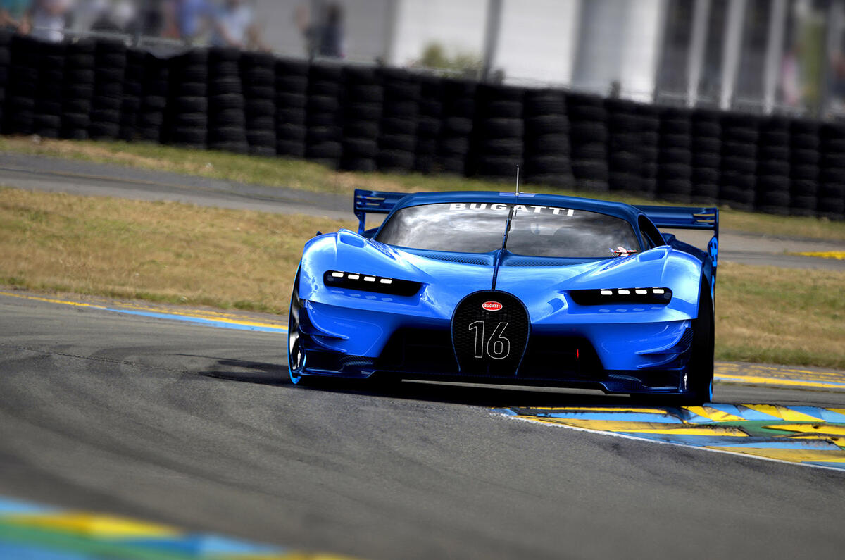 Bugatti Vision Gran Turismo show car Bugatti Vision Gran Turismo show car