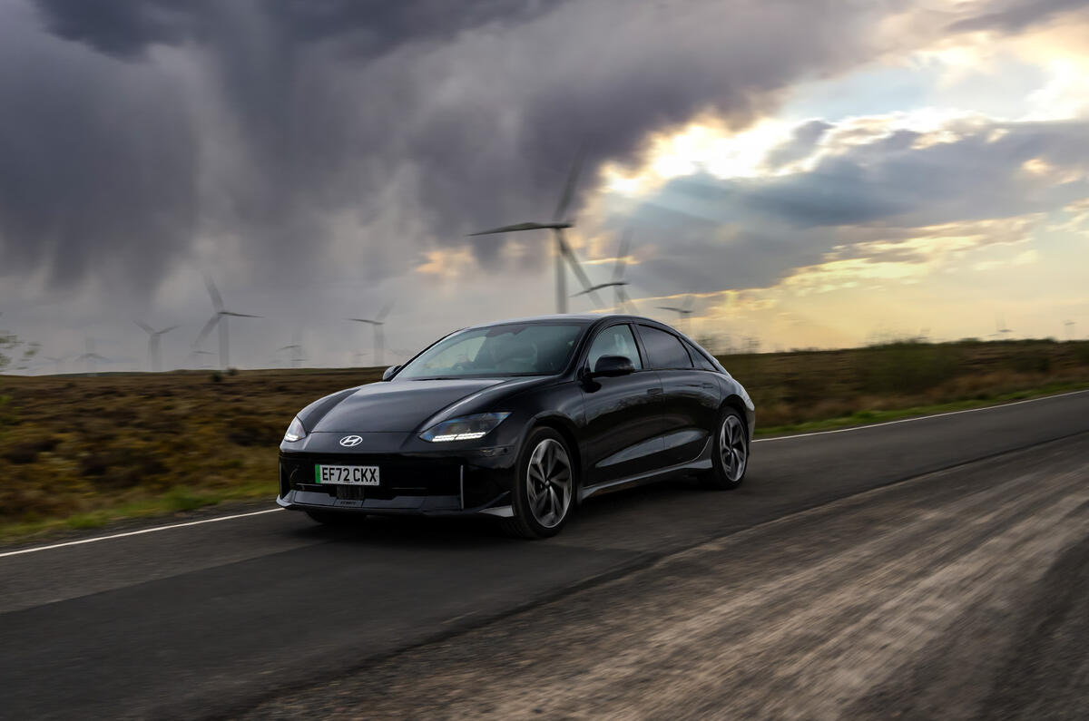 The Hyundai IONIQ 6 is packed with a wealth of semi-autonomous Hyundai Smart Sense driving assists The Hyundai IONIQ 6 is packed with a wealth of semi-autonomous Hyundai Smart Sense driving assists