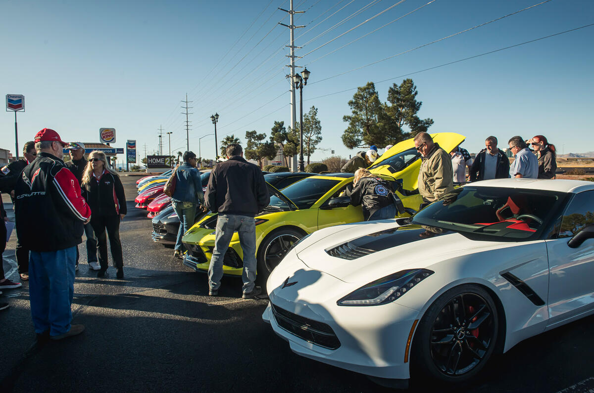 Corvettes gathered Corvettes gathered