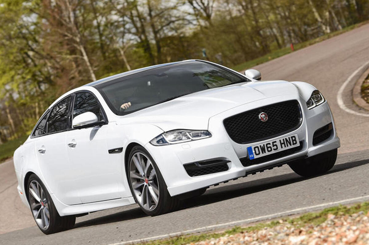 Jaguar XJ - tracking front Jaguar XJ - tracking front