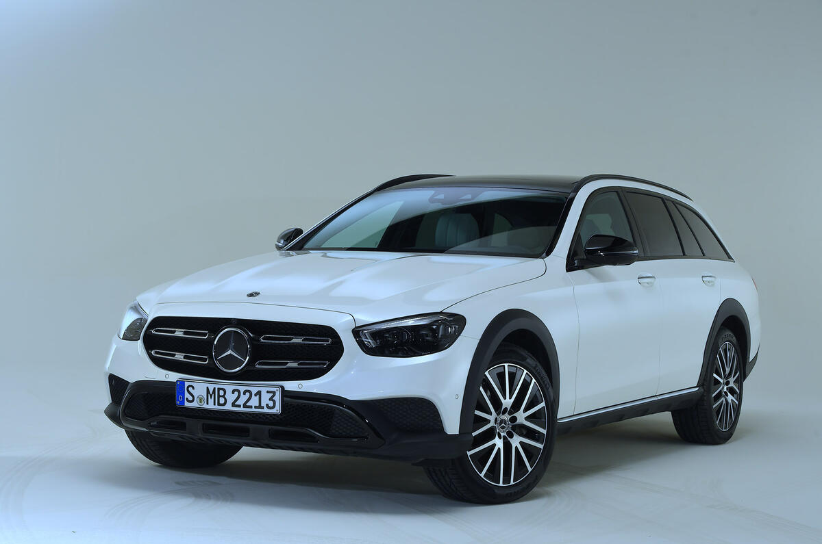 Mercedes-Benz E53 estate 2020 - stationary front Mercedes-Benz E53 estate 2020 - stationary front