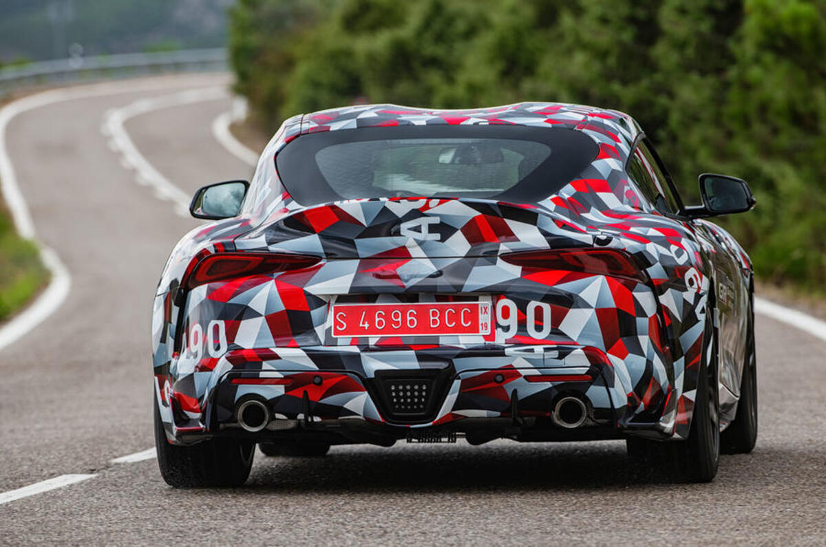 Toyota Supra prototype rear