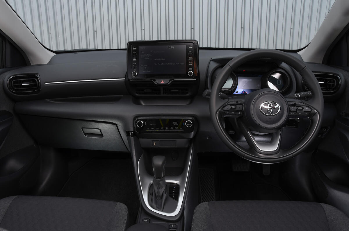 Autocar writers car of 2020: Toyota Yaris - dashboard