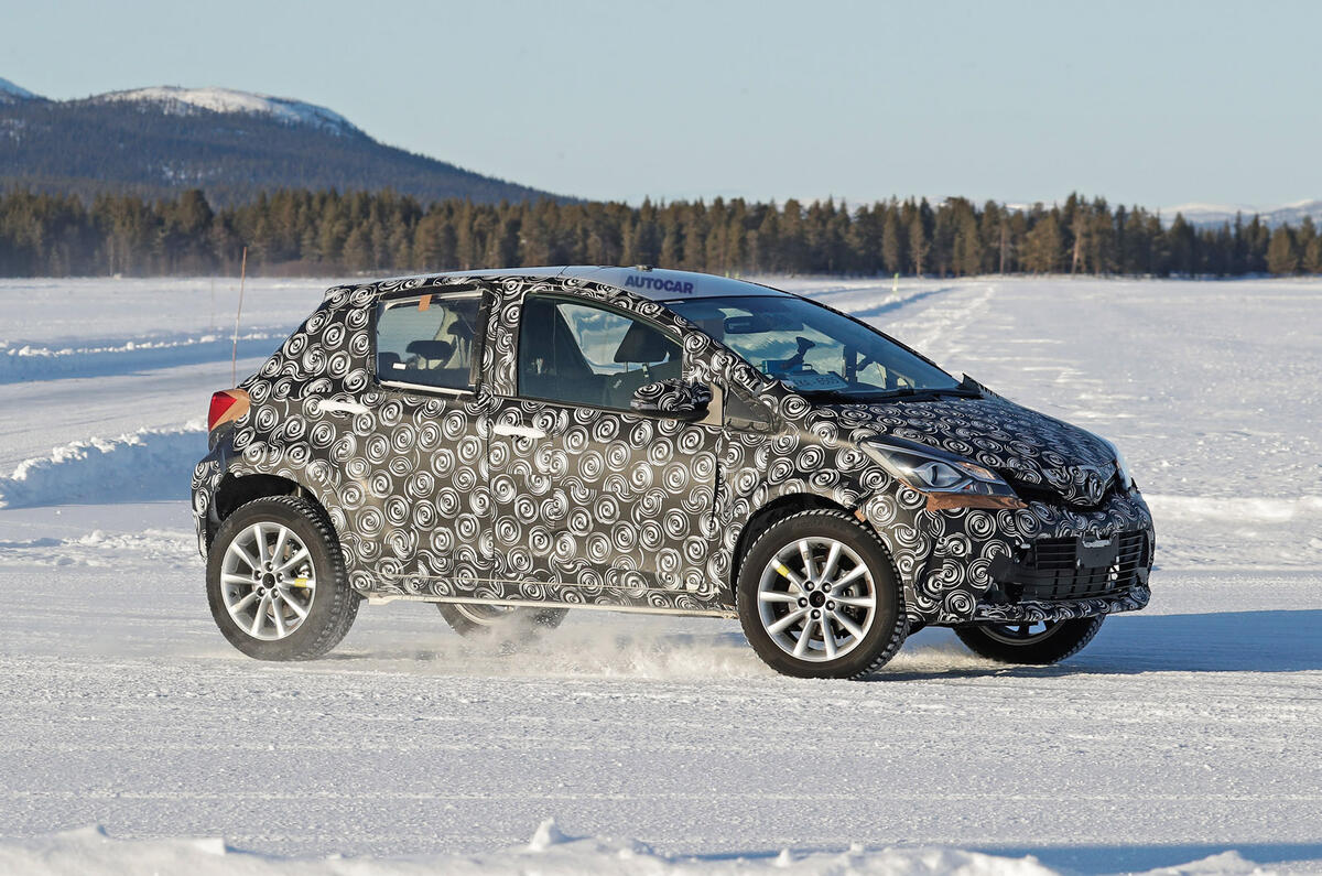 2021 Toyota small SUV prototype - cornering front 2021 Toyota small SUV prototype - cornering front