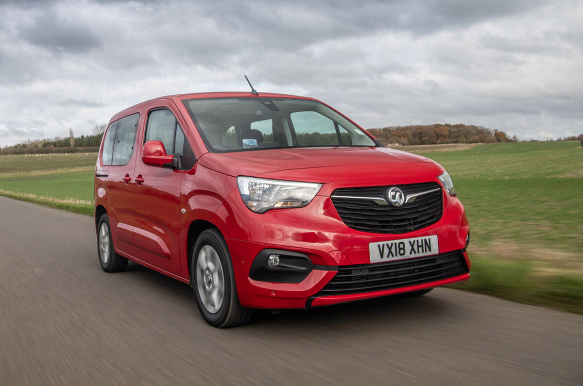 Vauxhall Combo Life - hero front Vauxhall Combo Life - hero front