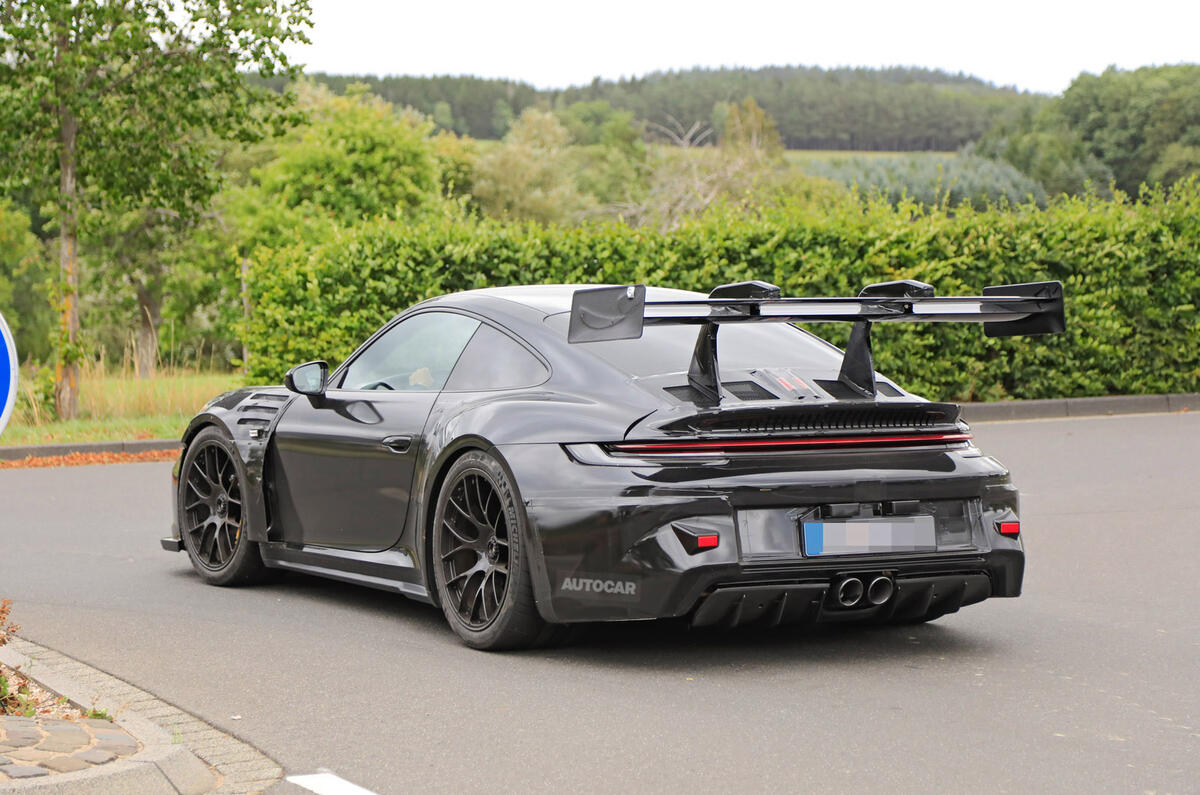 Porsche 911 GT3 RS - spy shots