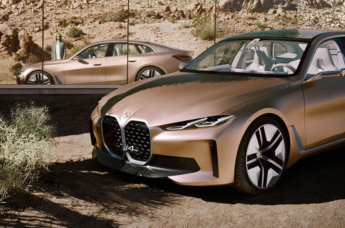 BMW i4 Concept 2020 - stationary front BMW i4 Concept 2020 - stationary front