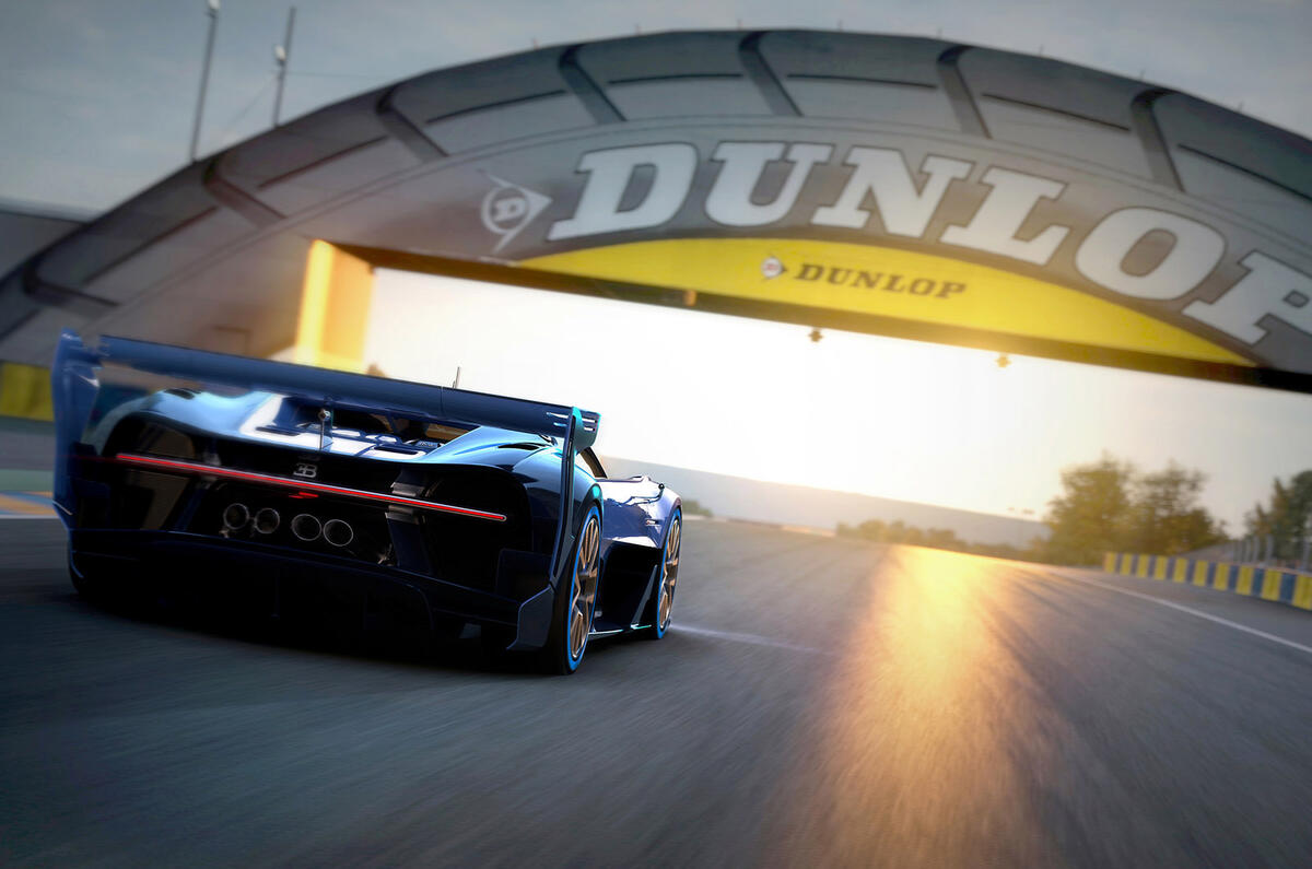 Bugatti Vision Gran Turismo show car Bugatti Vision Gran Turismo show car