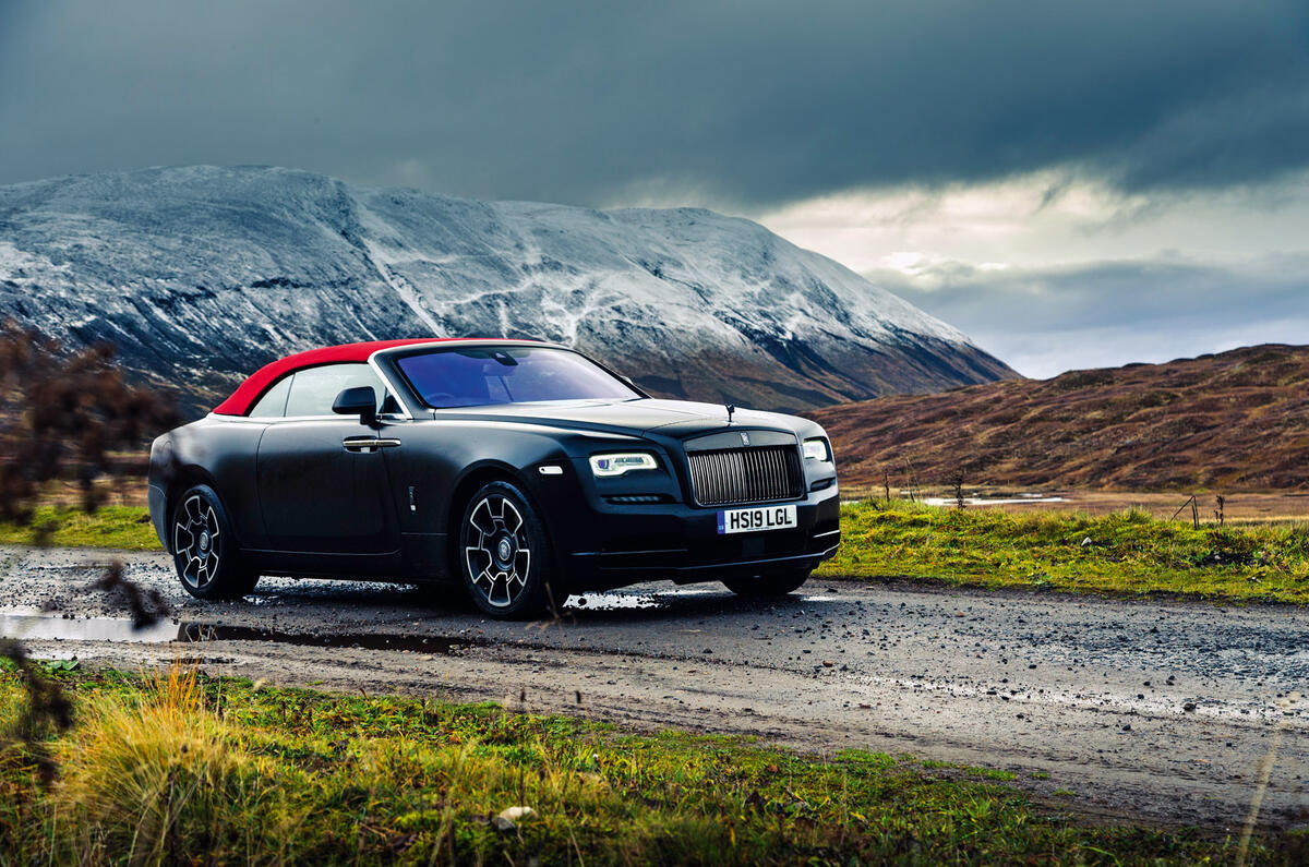 Rolls-Royce Dawn 2016 - stationary side Rolls-Royce Dawn 2016 - stationary side
