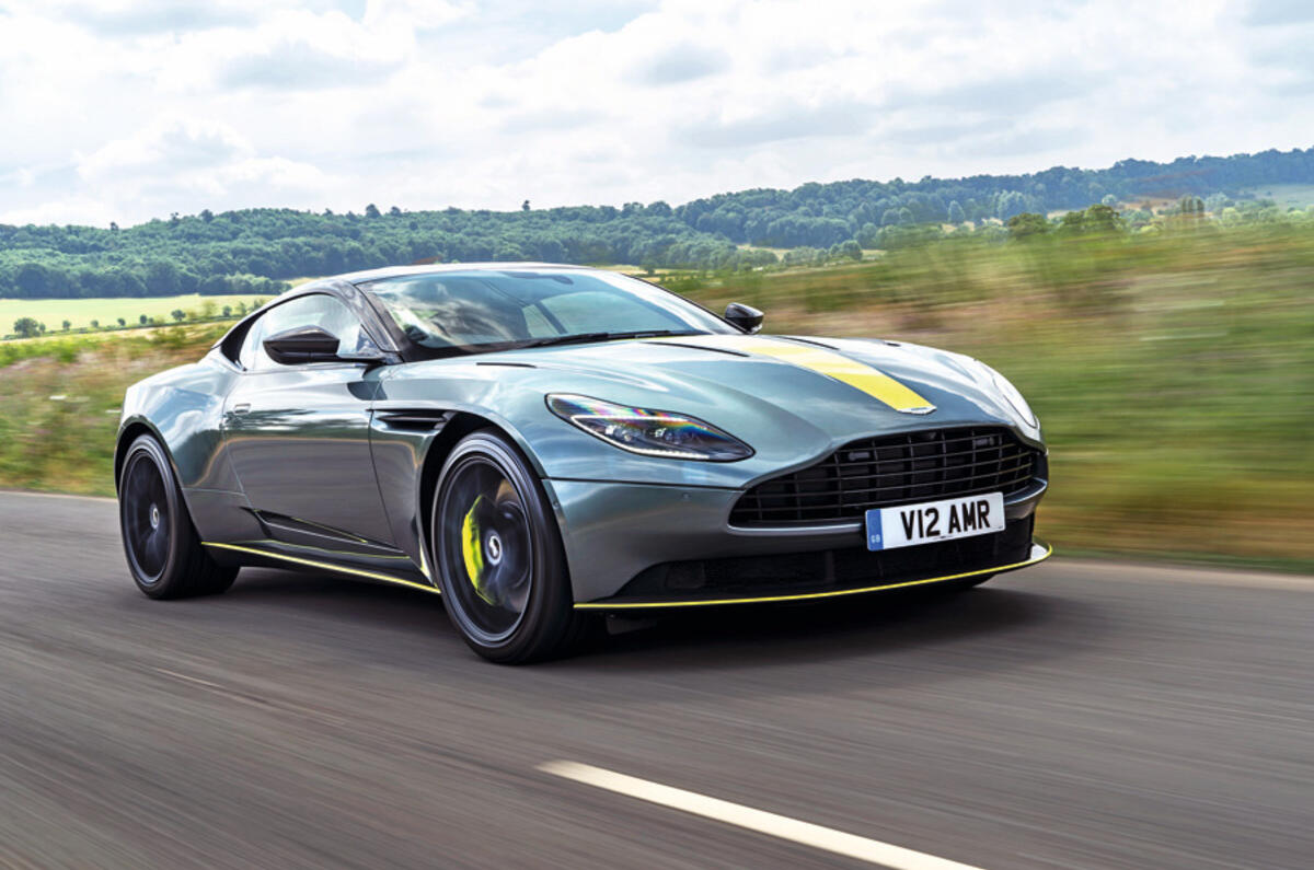 The Aston Martin DB11 V8 is a fine car but the V12 in the DB11 AMR is born for its grand touring role Aston Martin DB11