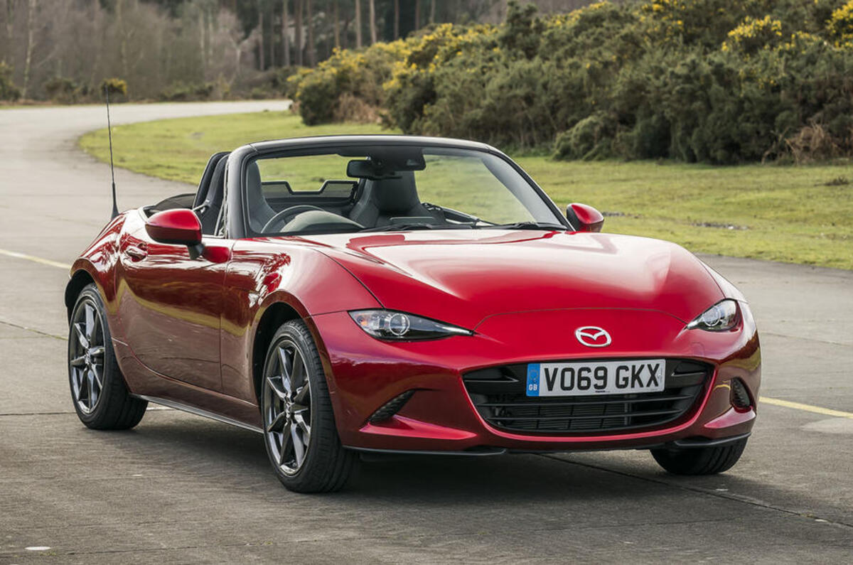 Autocar writers car of 2020 - Mazda MX 5 static