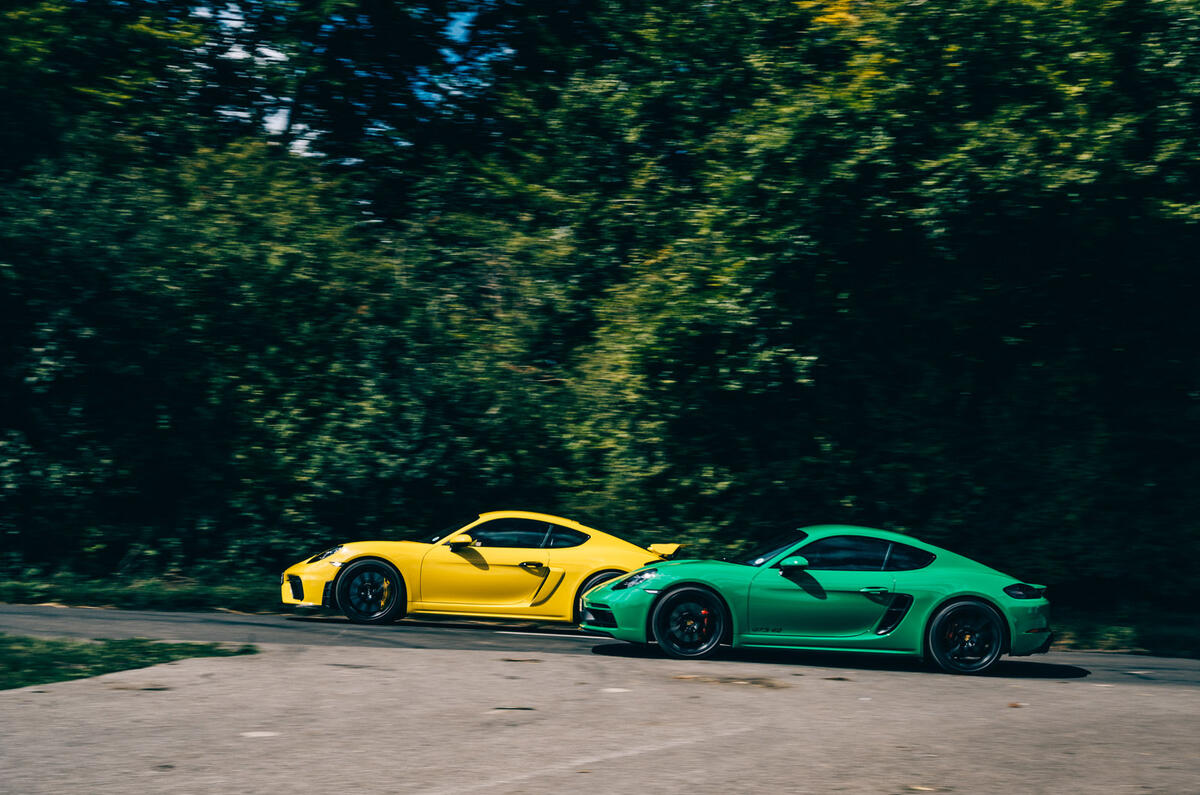 Porsche Cayman GTS - side Porsche Cayman GTS - side