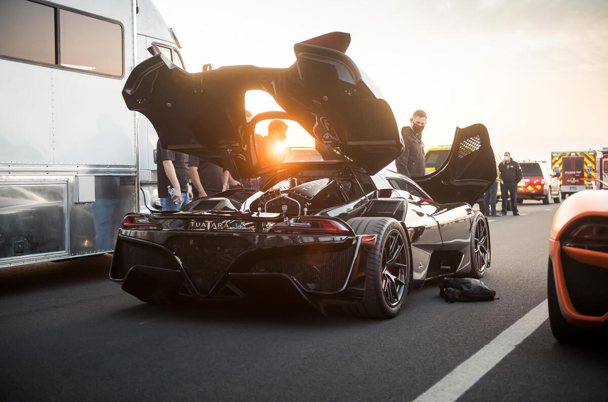 SSC Tuatara - rear SSC Tuatara - rear
