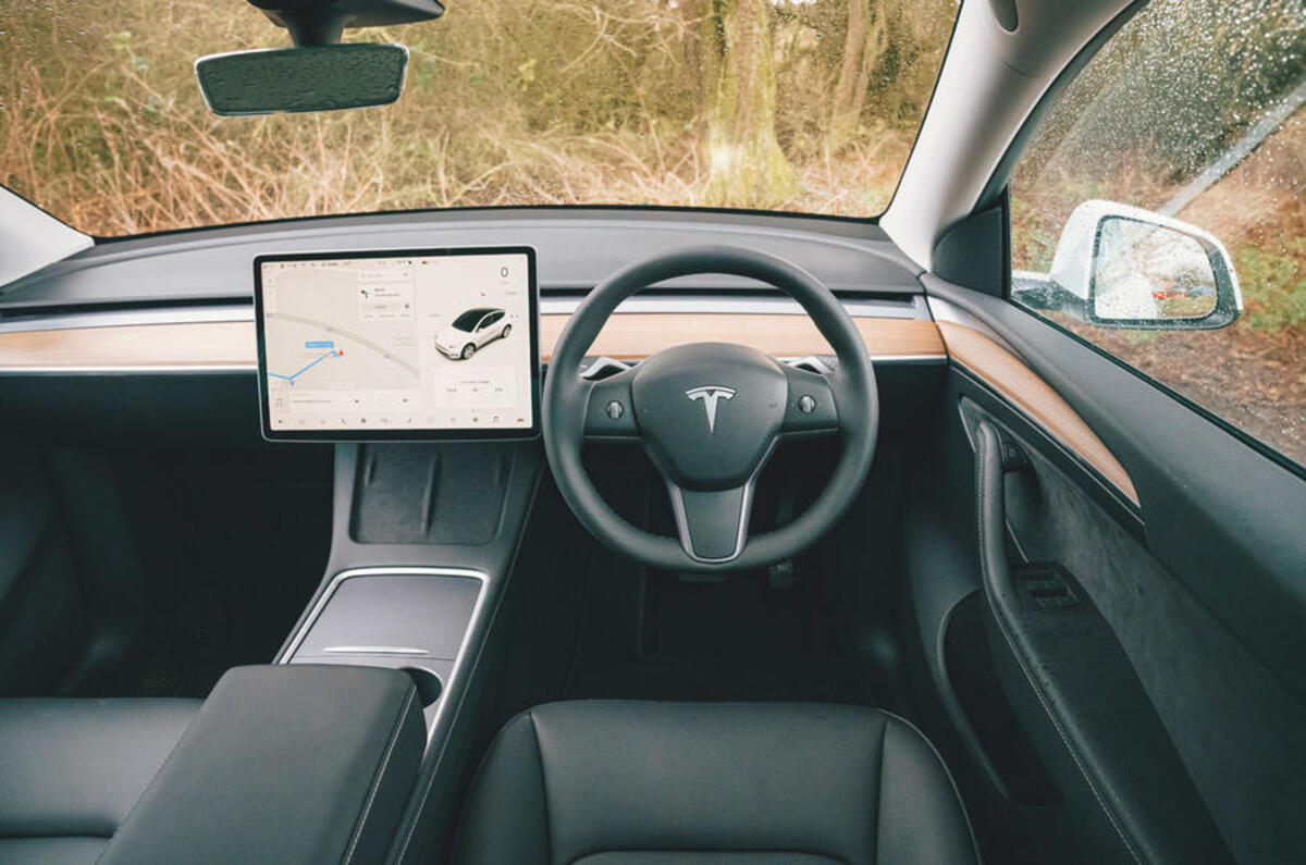 12 tesla model y 2022 road test review dashboard