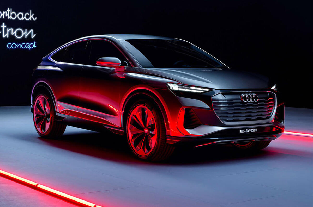 Audi Q4 E-tron - static front Audi Q4 E-tron - static front