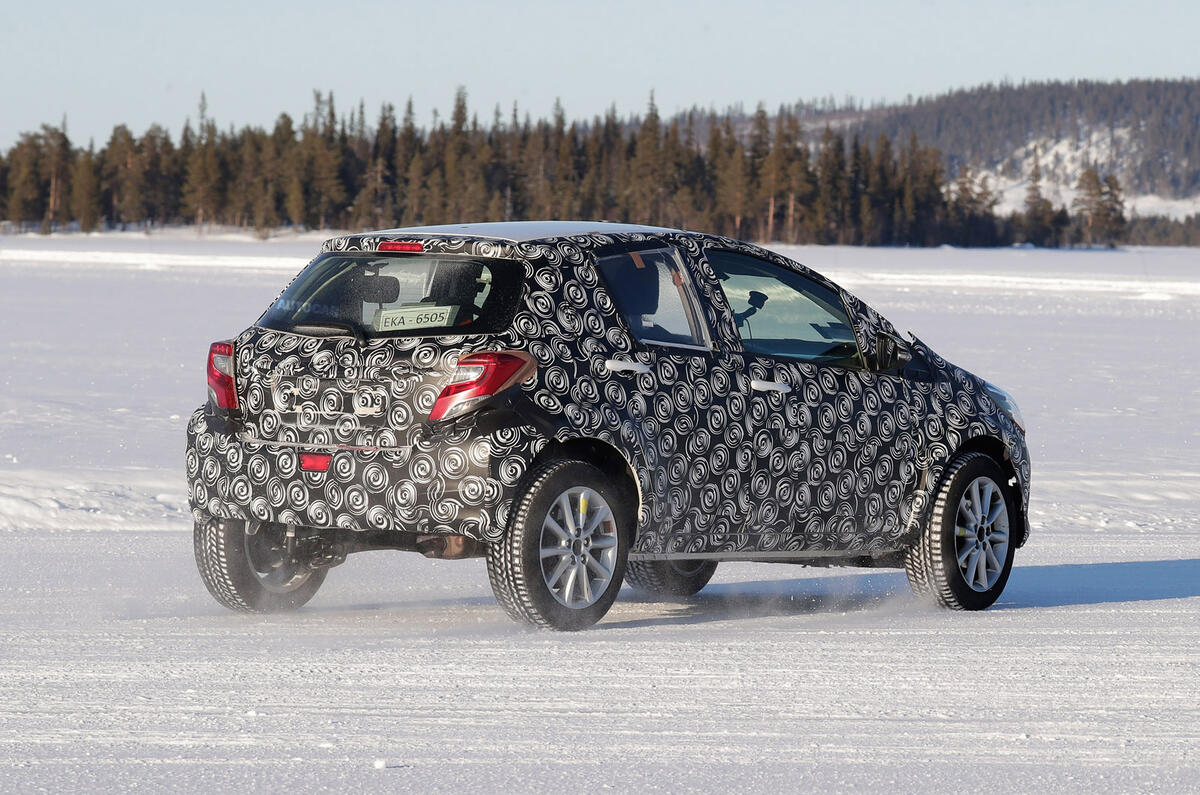 2021 Toyota small SUV prototype - cornering rear 2021 Toyota small SUV prototype - cornering rear