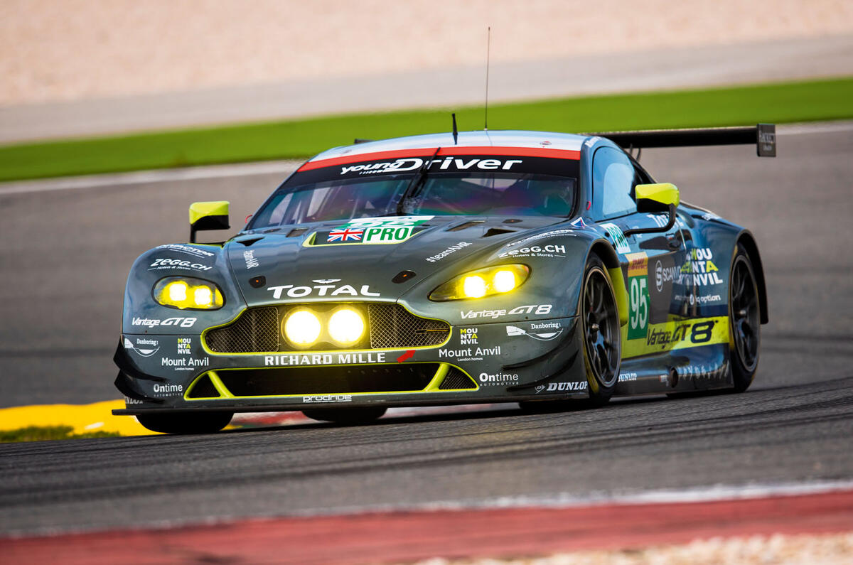Aston Martin V8 Vantage GTE racer