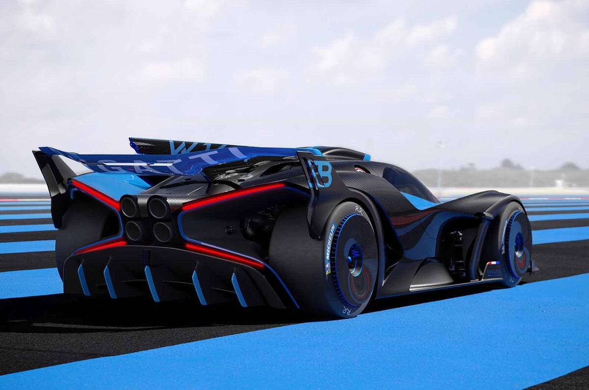 Bugatti Bolide rear side