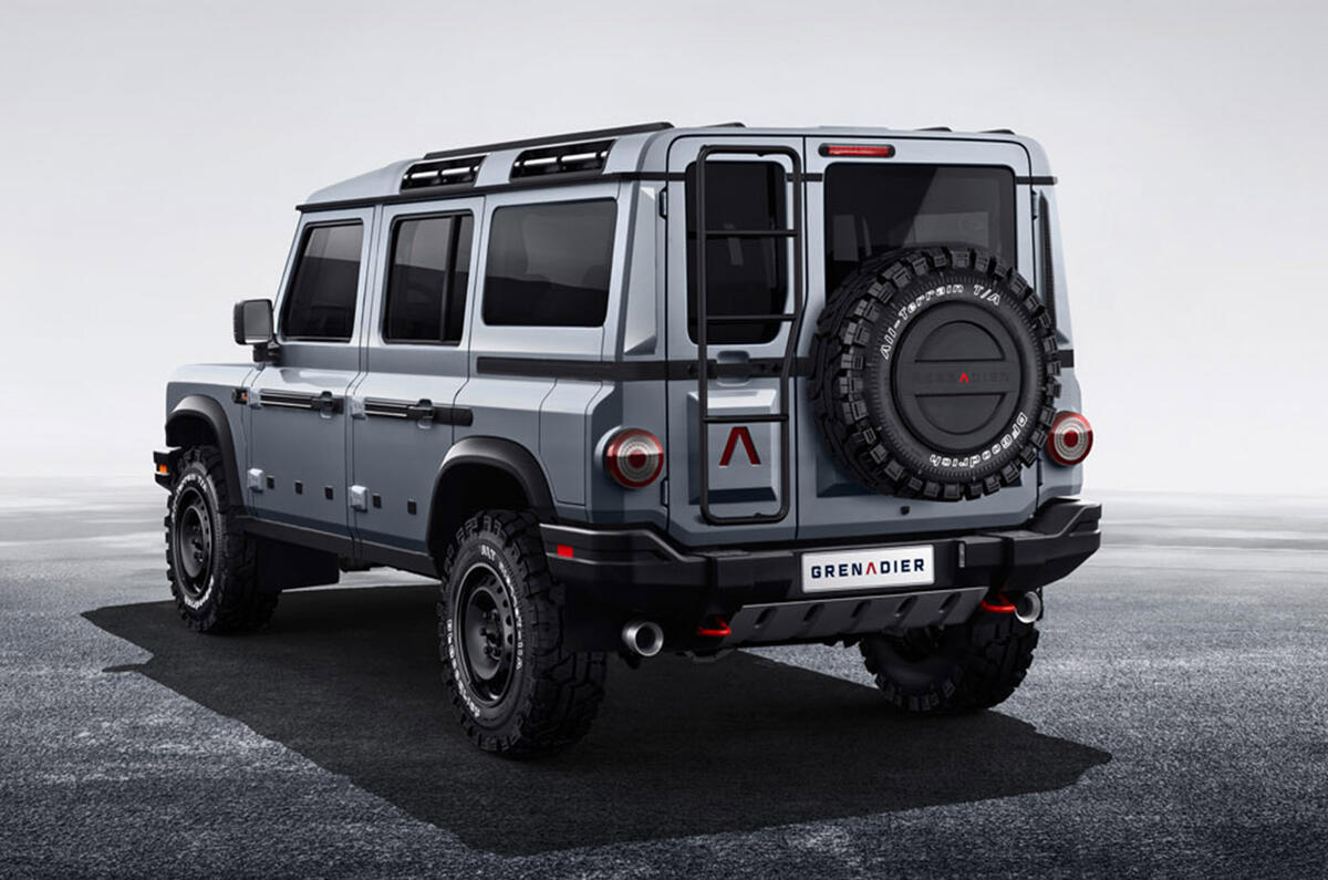 Ineos Grenadier - static rear  Ineos Grenadier - static rear