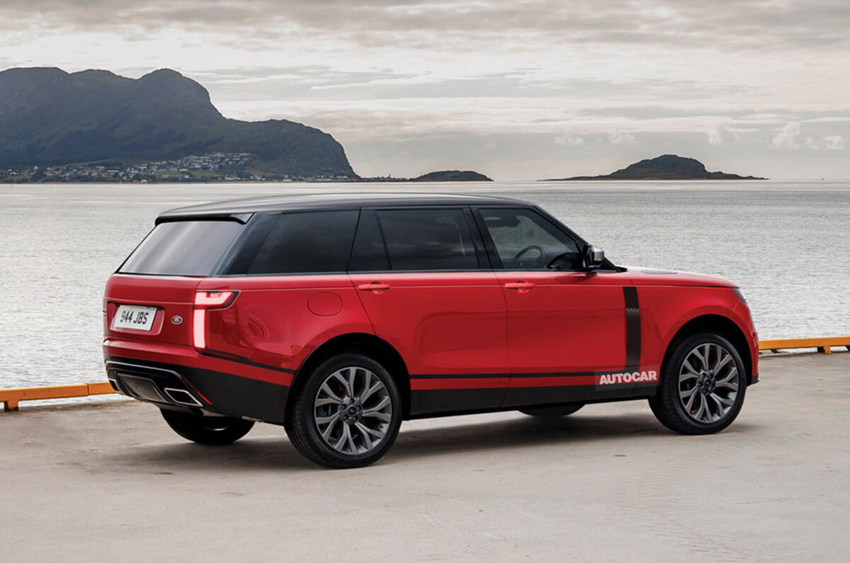 Land Rover Mk5 Range Rover render - static rear Land Rover Mk5 Range Rover render - static rear