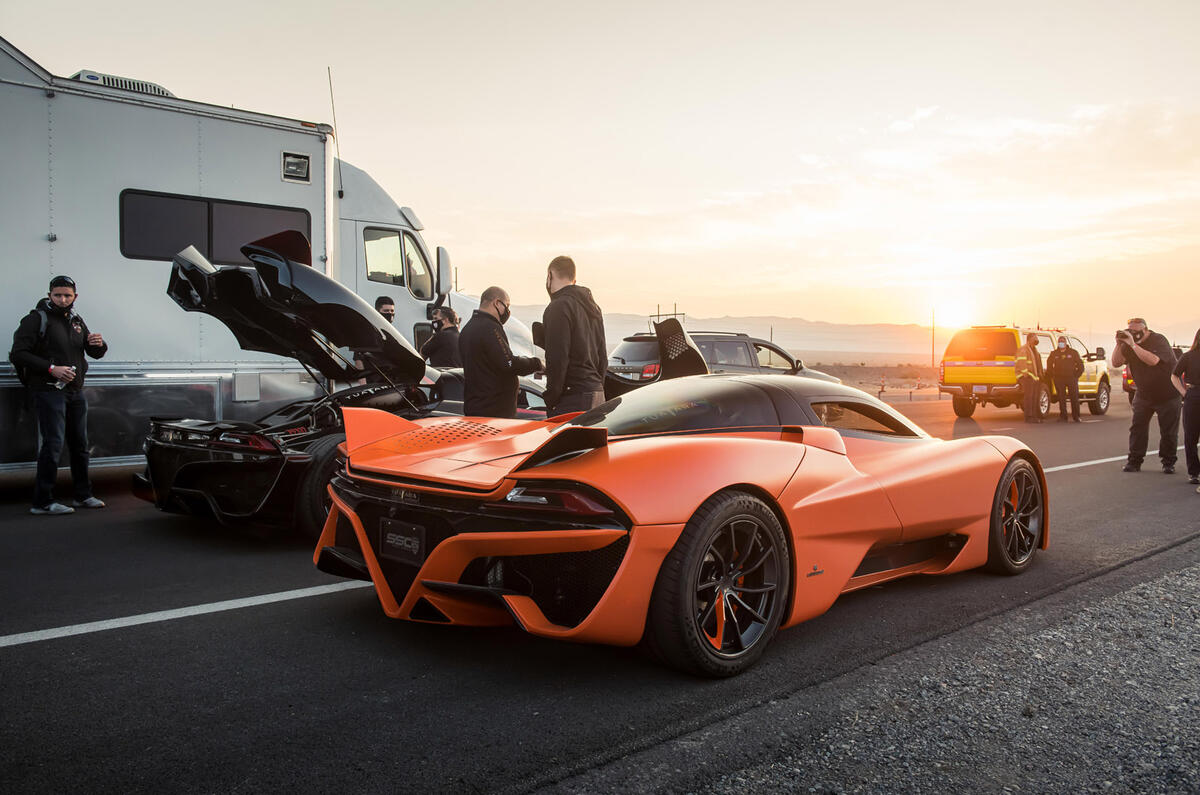 SSC Tuatara - rear SSC Tuatara - rear