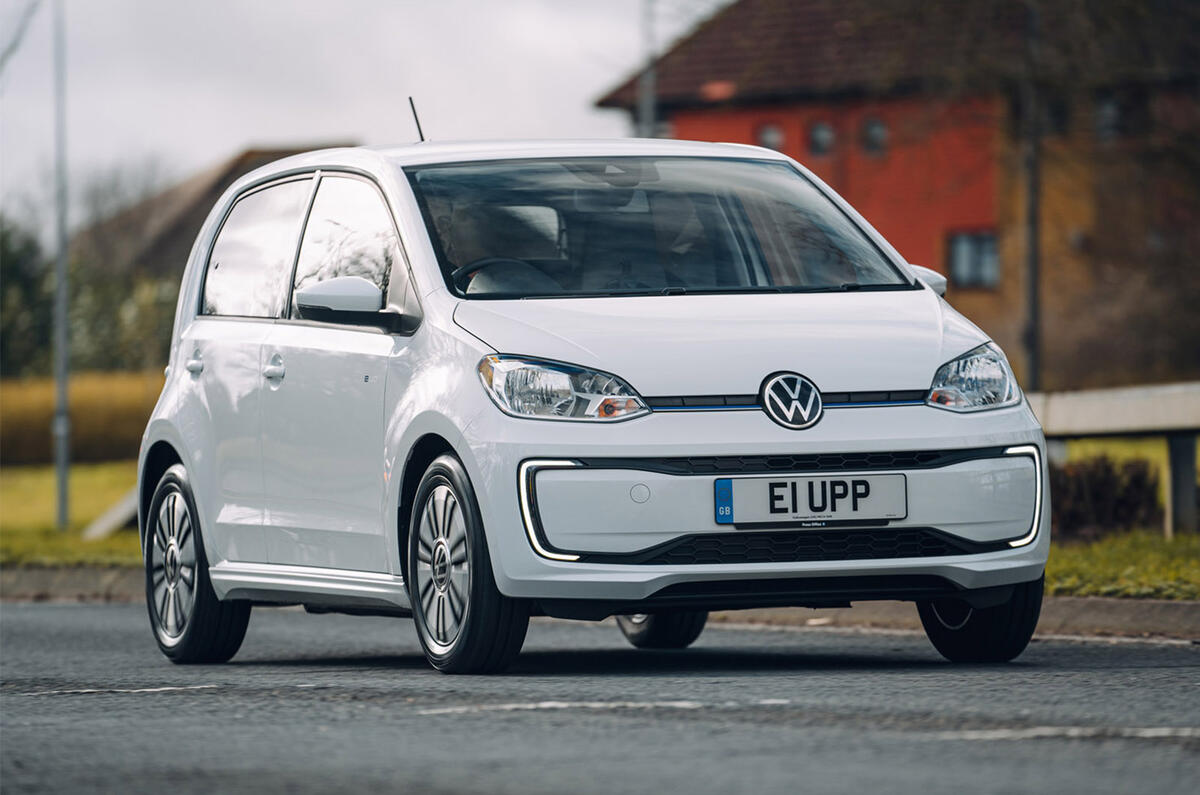 Volkswagen e-Up - hero front Volkswagen e-Up - hero front