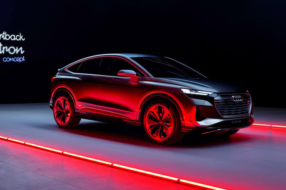 Audi Q4 E-tron - static front Audi Q4 E-tron - static front