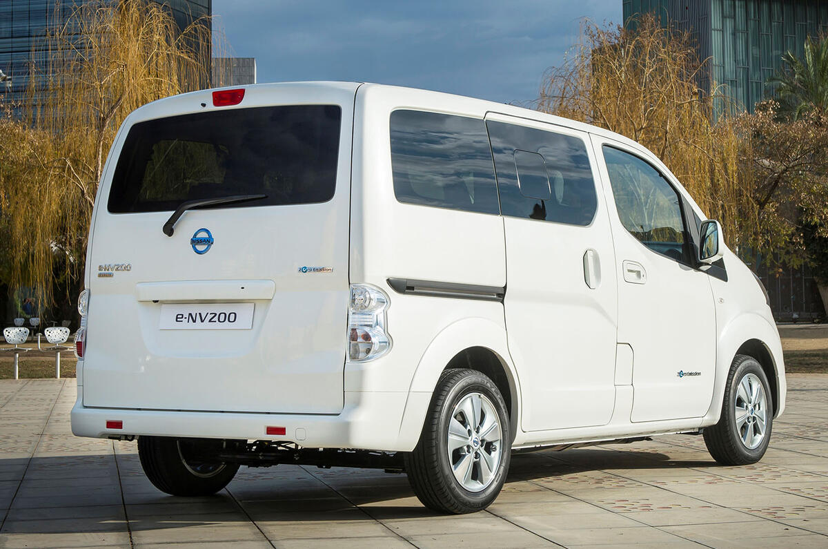 Nissan e-NV200 boot closed