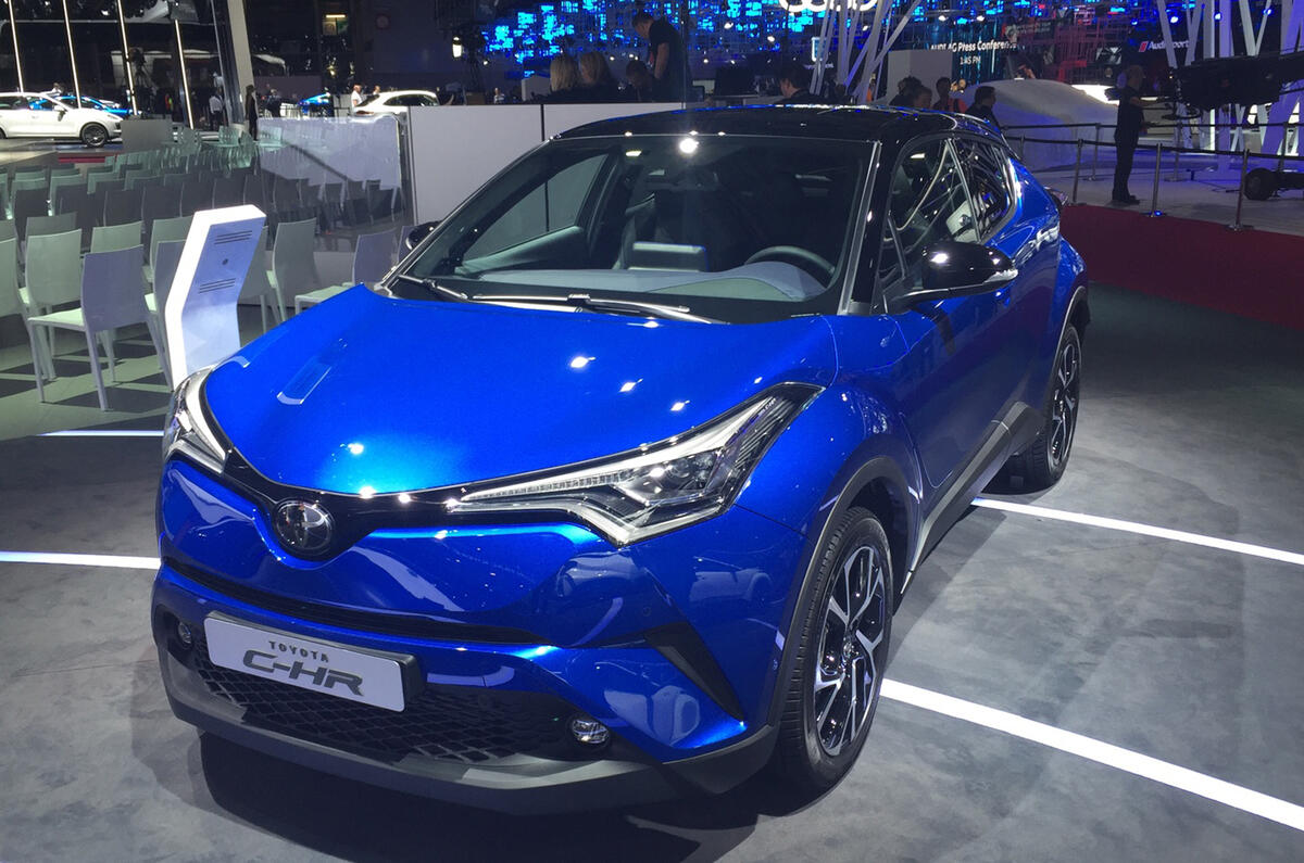Toyota C-HR at the Paris motor show 2016 - show report and gallery