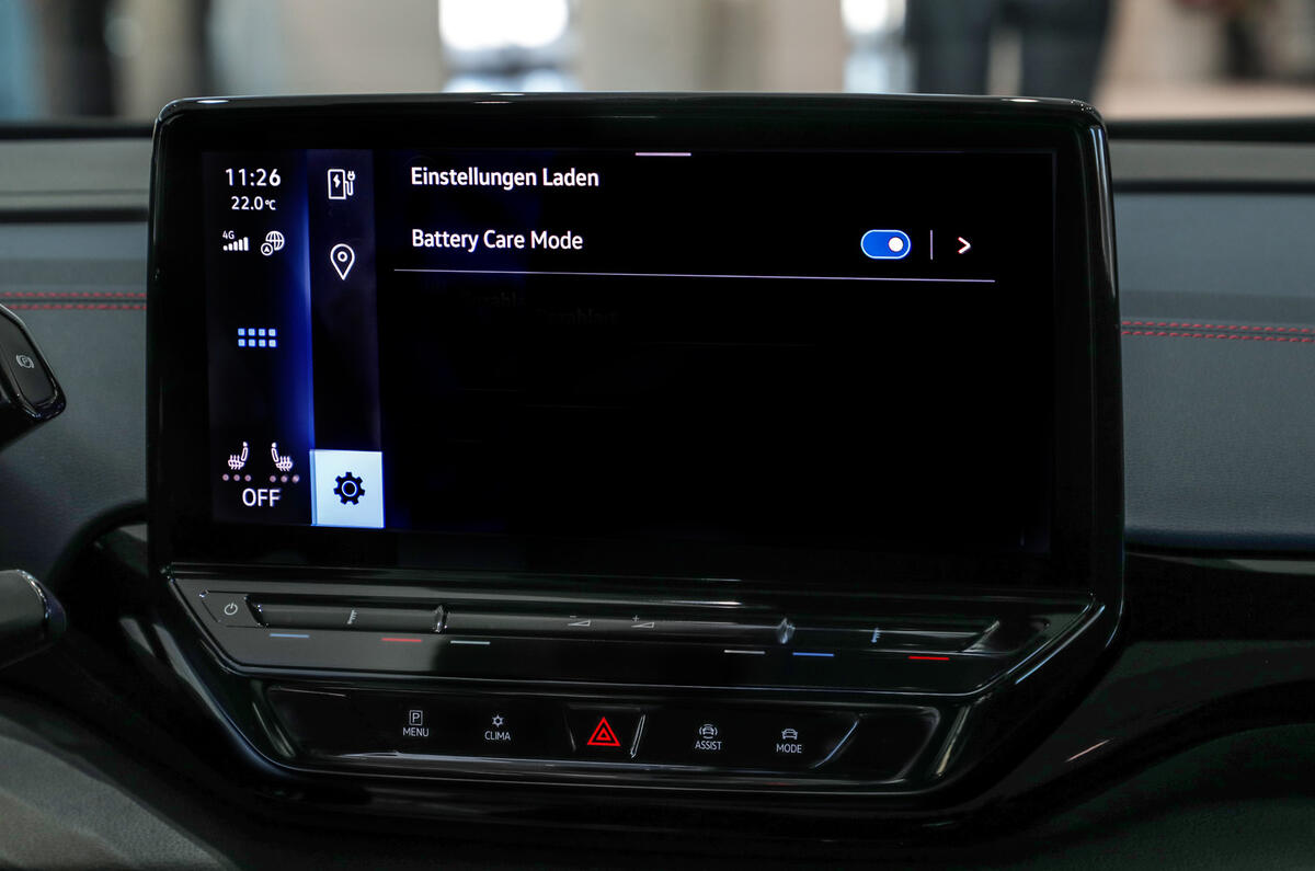 13 battery care mode on