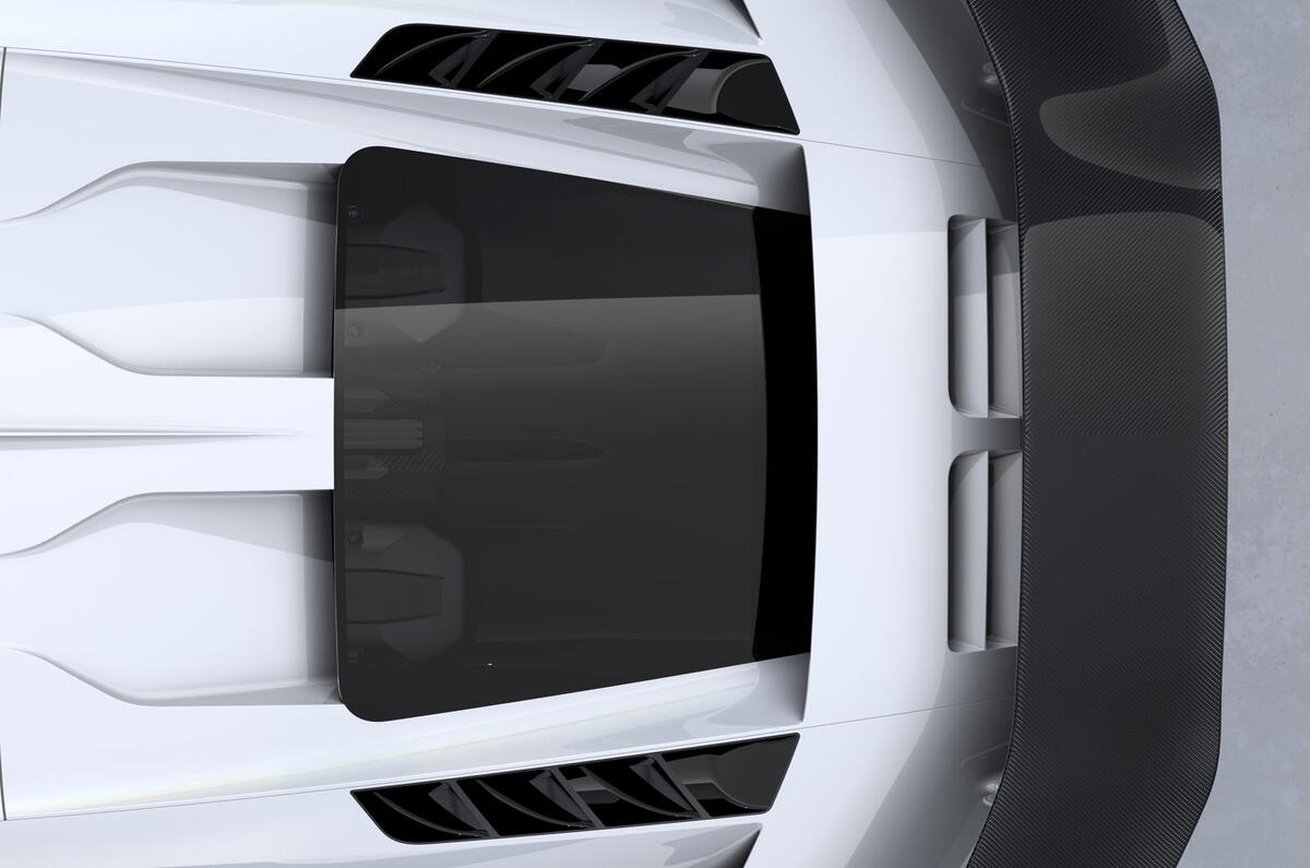 2020 Bugatti Centodieci reveal - naca duct