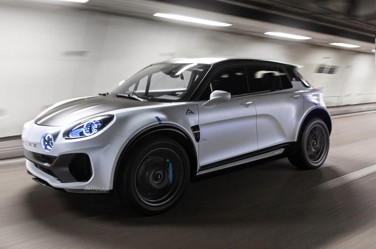 Alpine SUV render Alpine SUV render