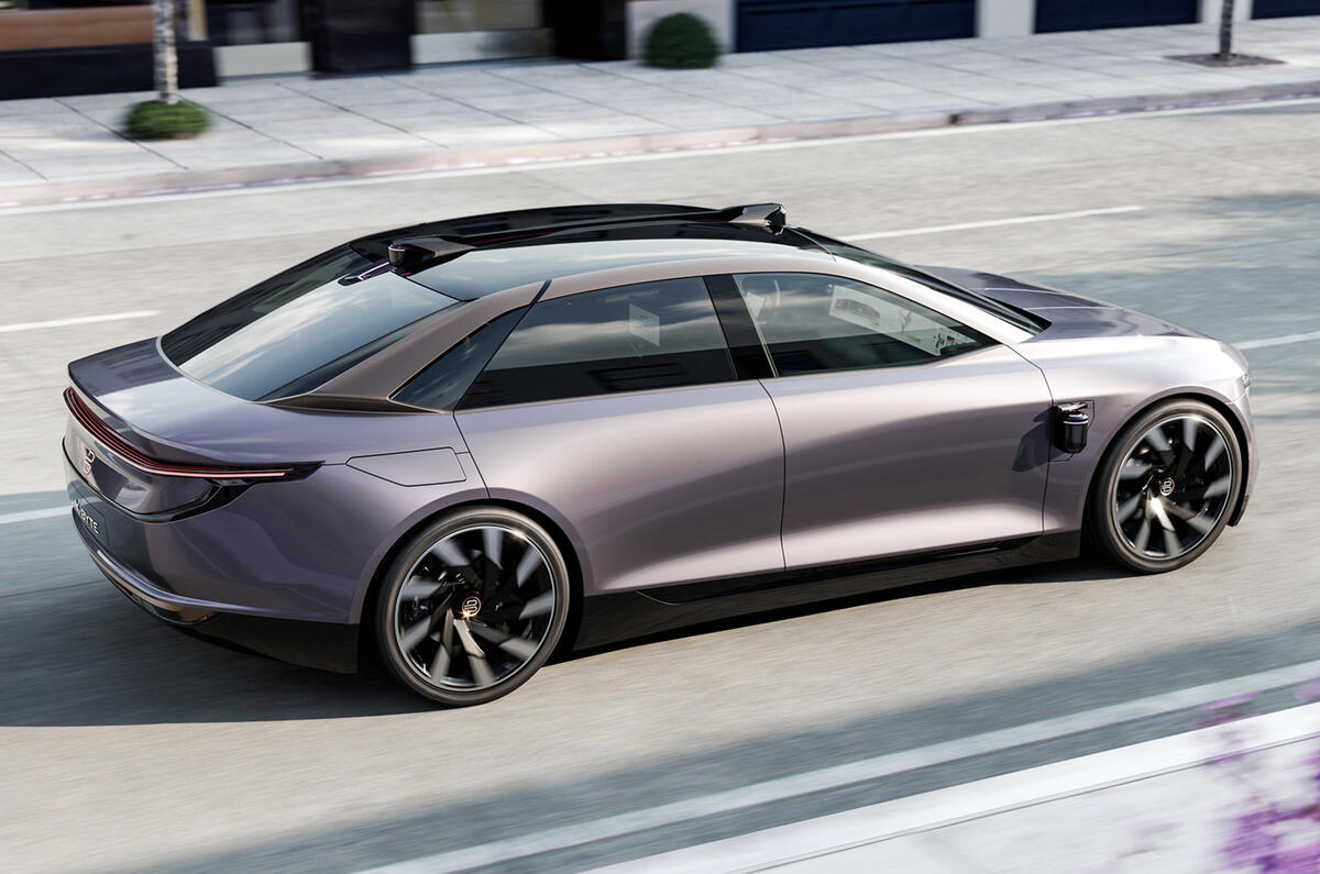 Byton K-Byte saloon concept hero rear