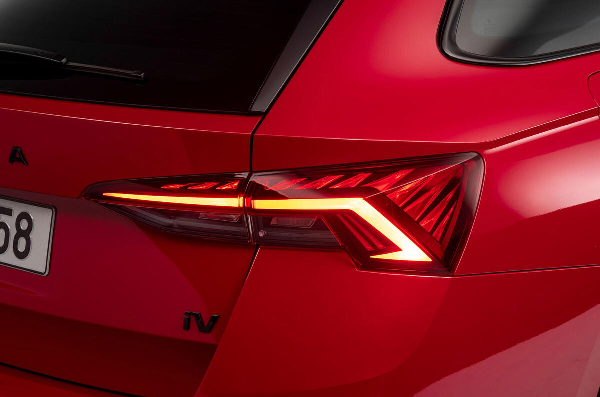 Skoda Octavia vRS 2020 - tail-light Skoda Octavia vRS 2020 - tail-light