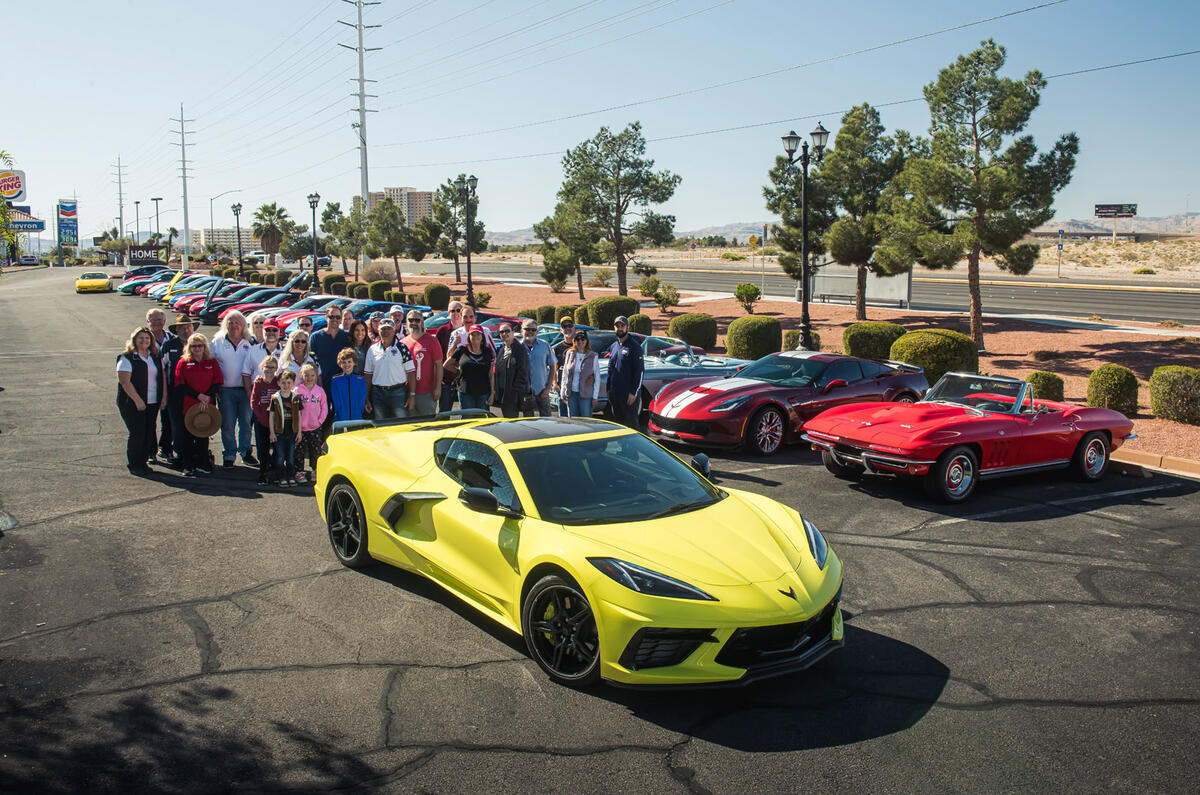 Corvettes gathered Corvettes gathered