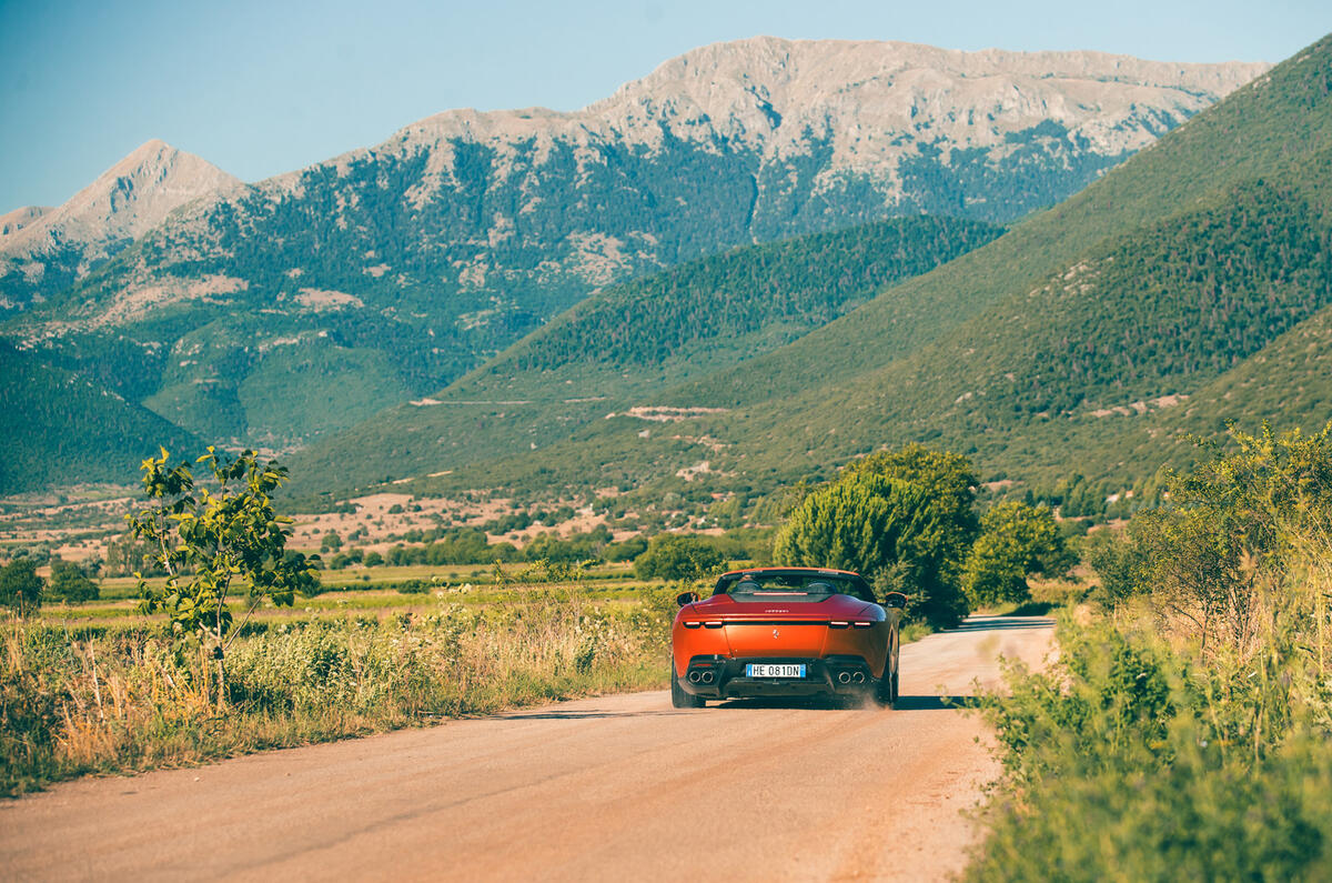 15 Ferrari Amalfi Spider review 2026 Greek valley