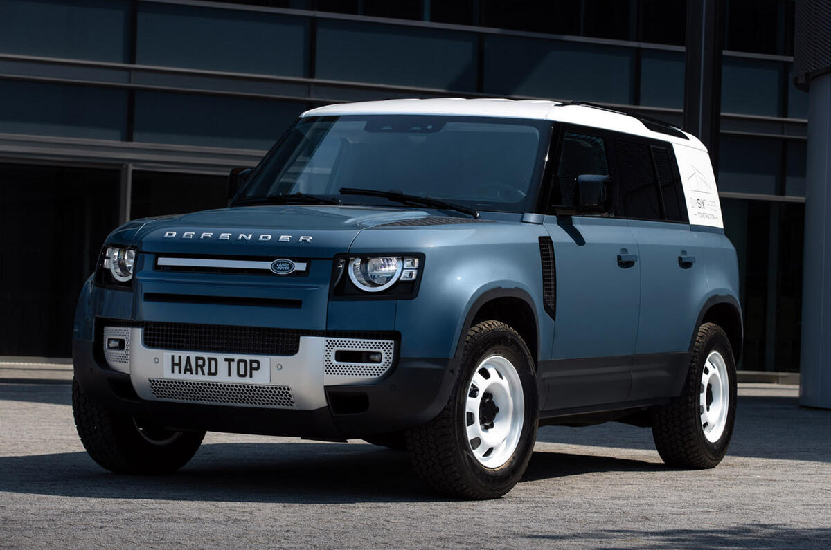 Land Rover Defender Hard Top - static front Land Rover Defender Hard Top - static front