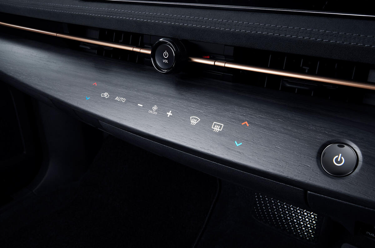 2020 Nissan Ariya - haptic controls 2020 Nissan Ariya - haptic controls