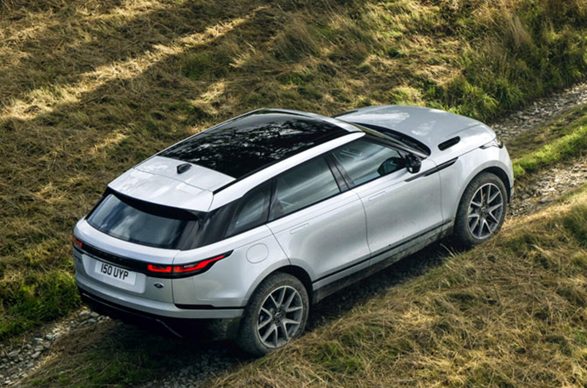 Range Rover Velar - overhead Range Rover Velar - overhead